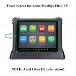 Touch Screen Digitizer Replacement For Autel MaxiSys Ultra EV